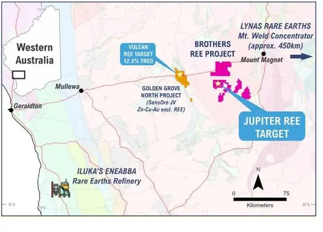 Critica dispatches Jupiter Rare Earth