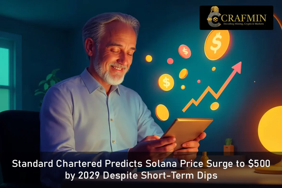 Standard Chartered Predicts Solana Price Surge to $500 by 2029 Despite Short-Term Dips