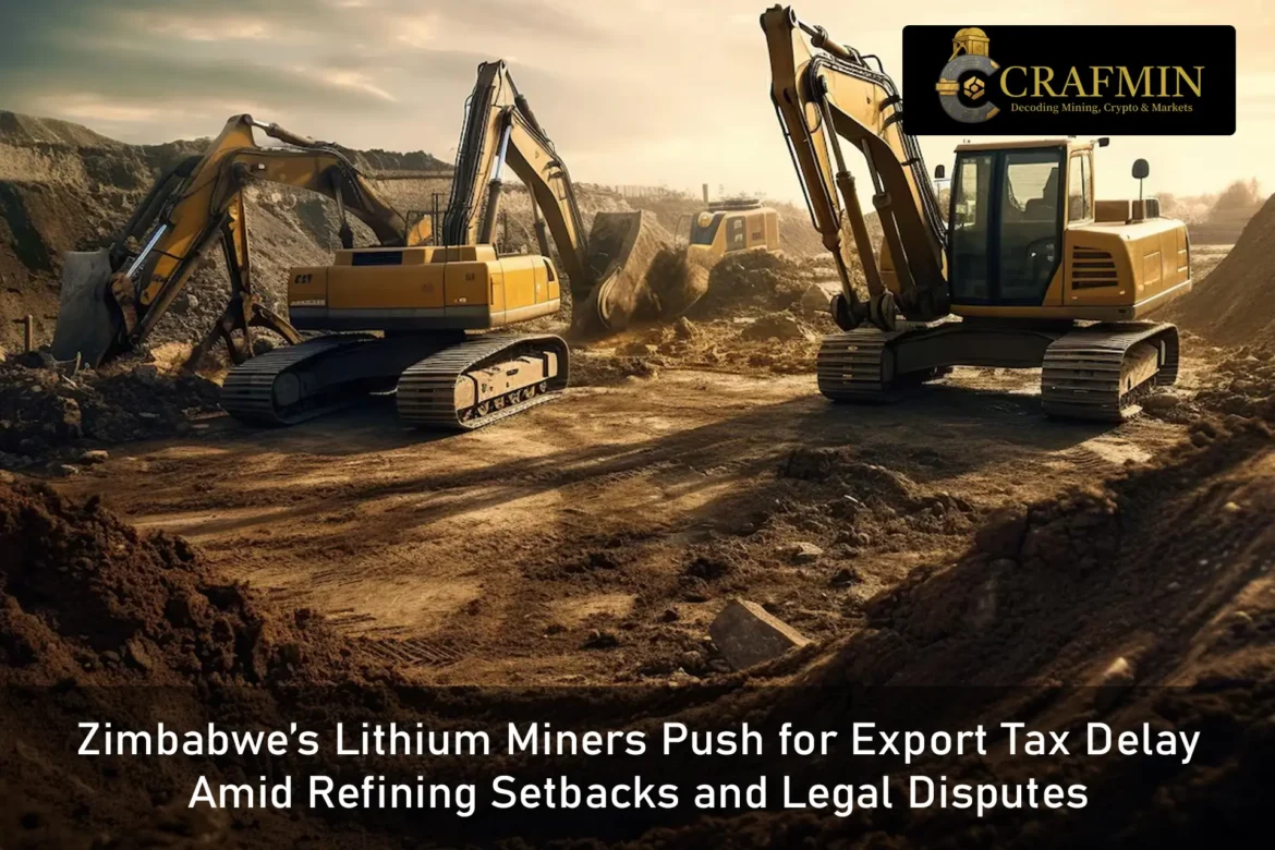 Zimbabwe’s Lithium Miners Push for Export Tax Delay Amid Refining Setbacks and Legal Disputes