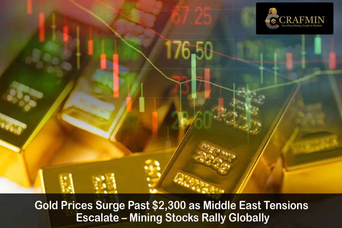 Gold Prices Surge Past $2,300 Amid Global Unrest | Mining Stocks React