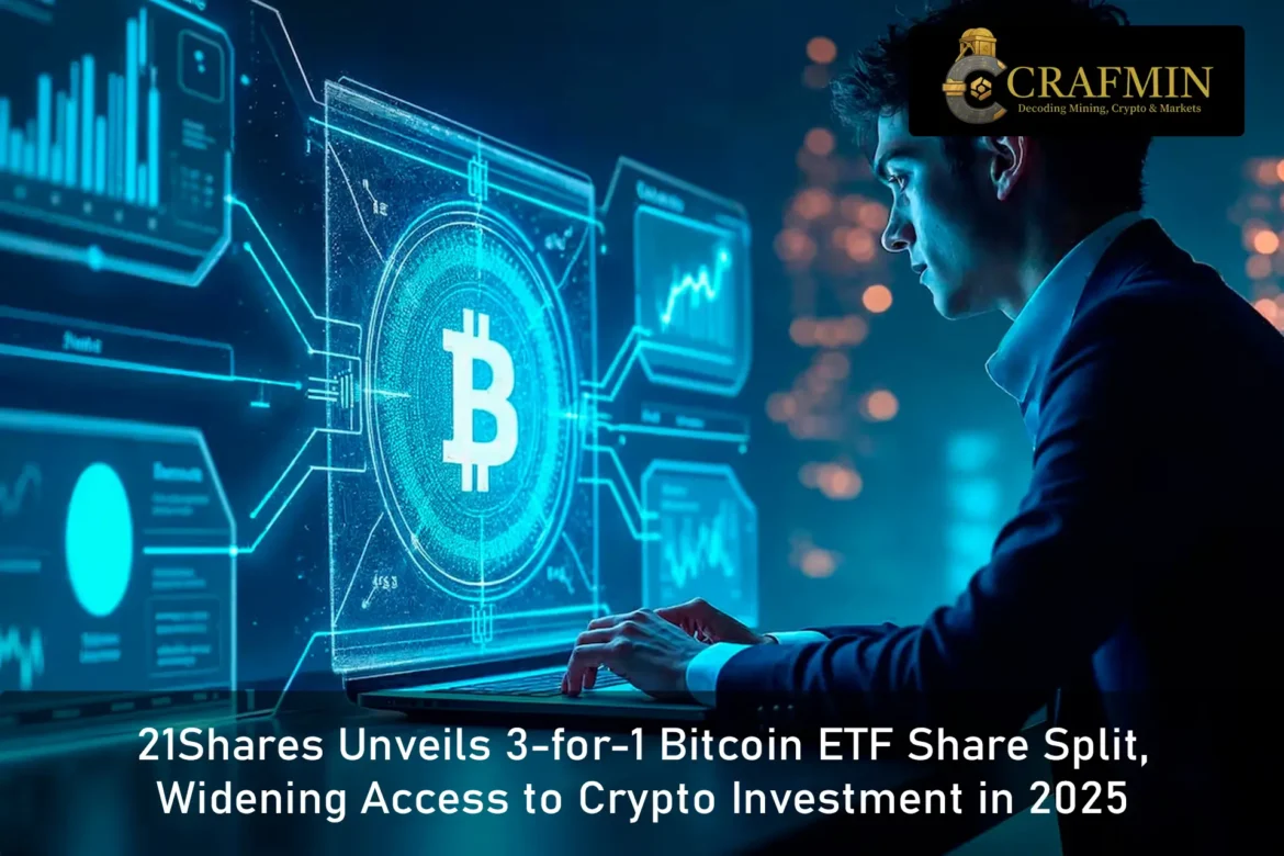 21Shares Unveils 3-for-1 Bitcoin ETF Share Split, Widening Access to Crypto Investment in 2025