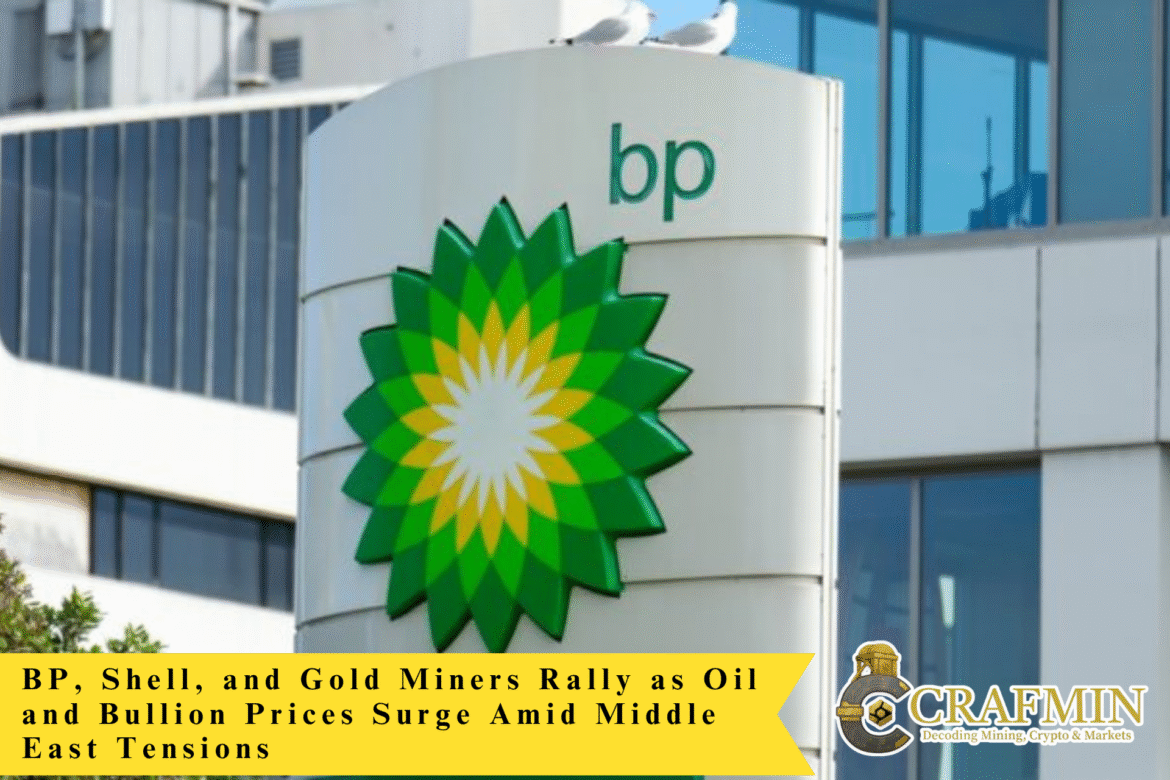 BP, Shell, and Gold Miners Rally as Oil and Bullion Prices Surge Amid Middle East Tensions