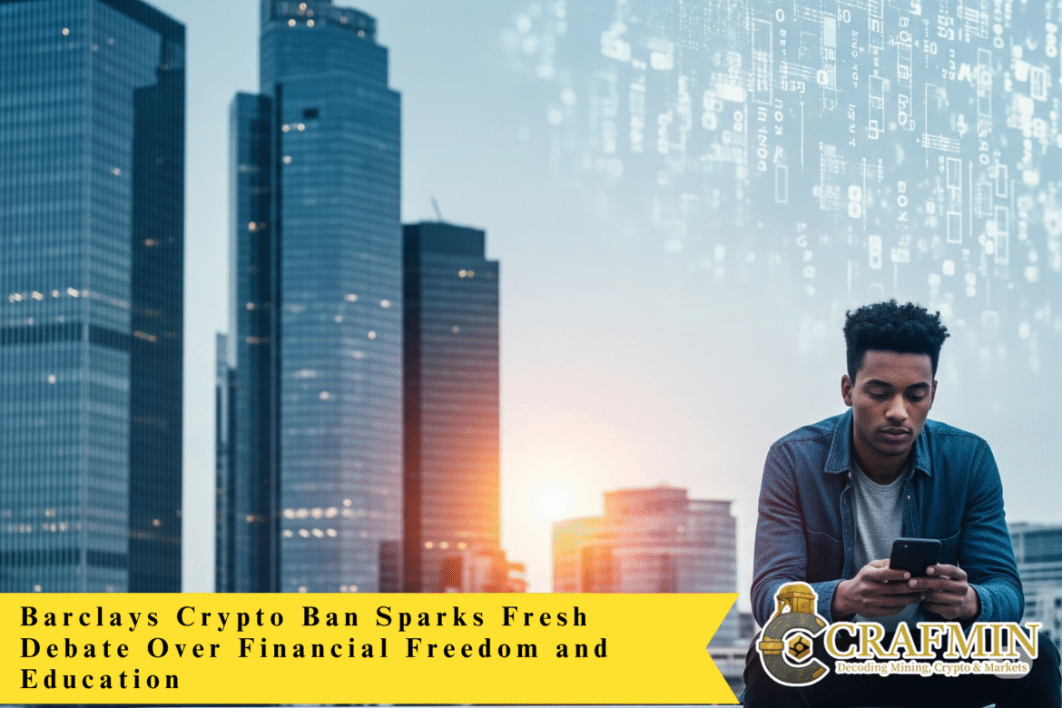 Barclays Crypto Ban Sparks Fresh Debate Over Financial Freedom and Education