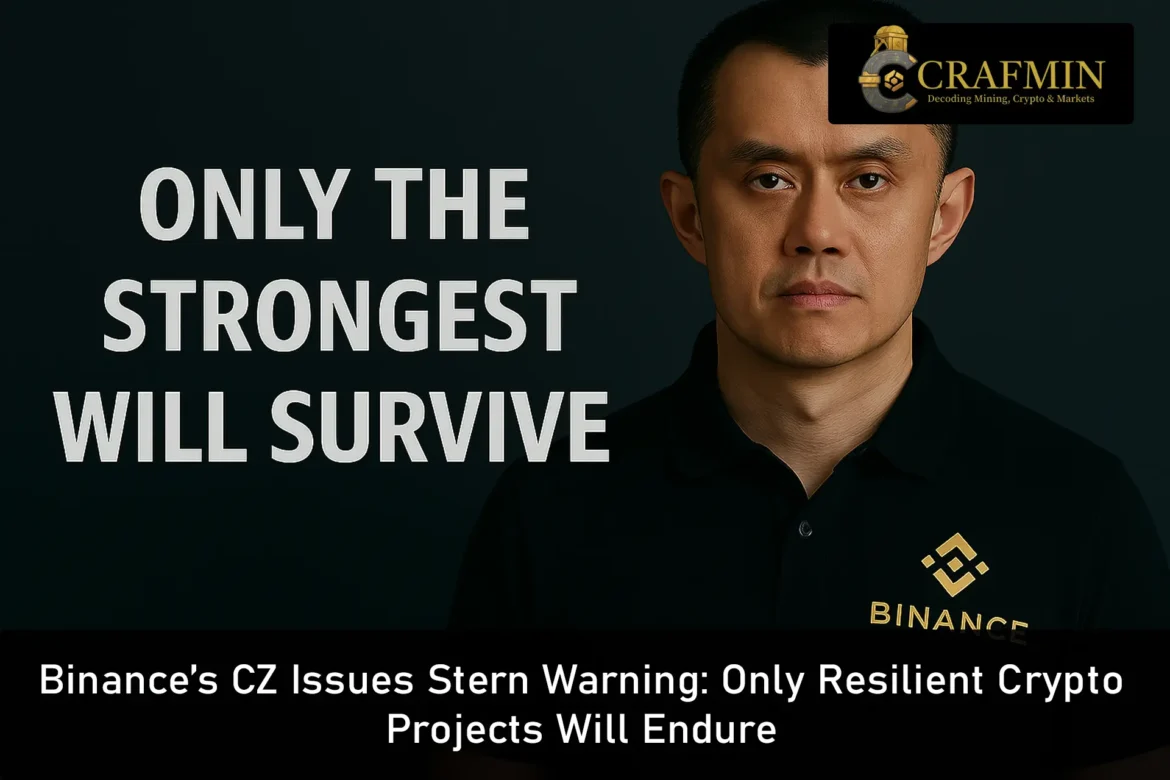 Binance’s CZ Sounds Alarm Only the Strongest Crypto Projects Will Survive