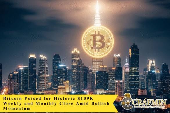Bitcoin Poised for Historic $109K Weekly and Monthly Close Amid Bullish Momentum