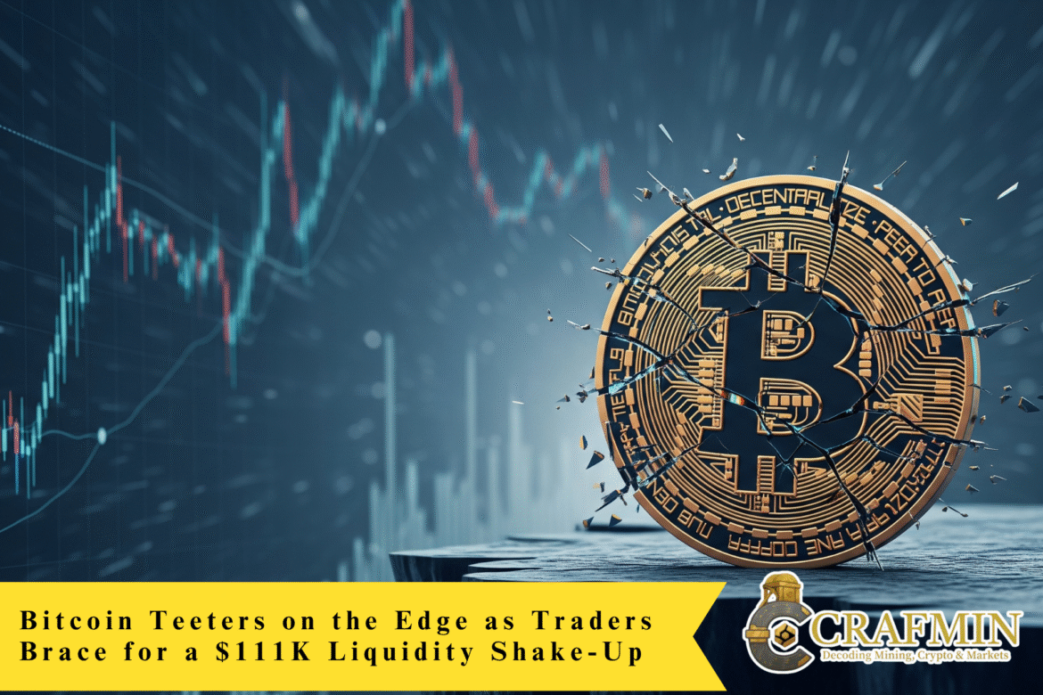 Bitcoin Teeters on the Edge as Traders Brace for a $111K Liquidity Shake-Up