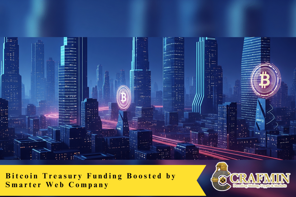 Bitcoin Treasury Funding Boosted by Smarter Web Company