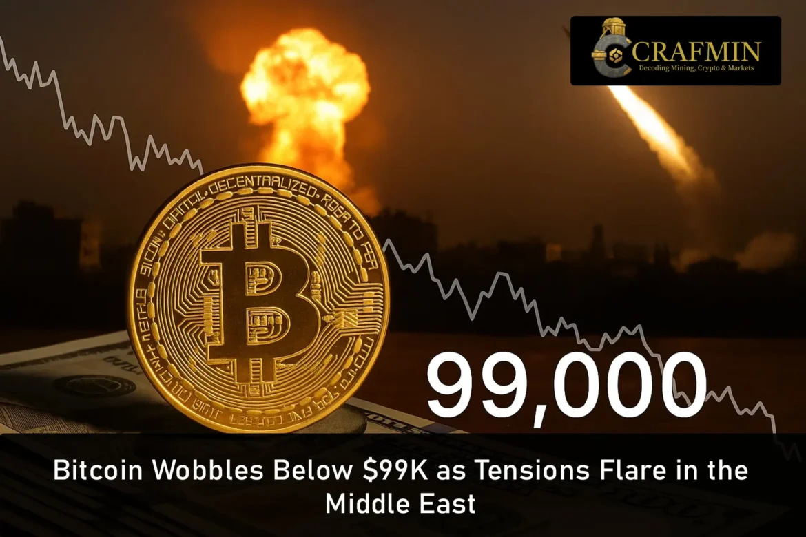 Bitcoin Wobbles Below $99K as Tensions Flare in the Middle East-1