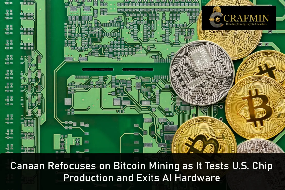 Canaan Refocuses on Bitcoin Mining as It Tests U.S. Chip Production and Exits AI Hardware