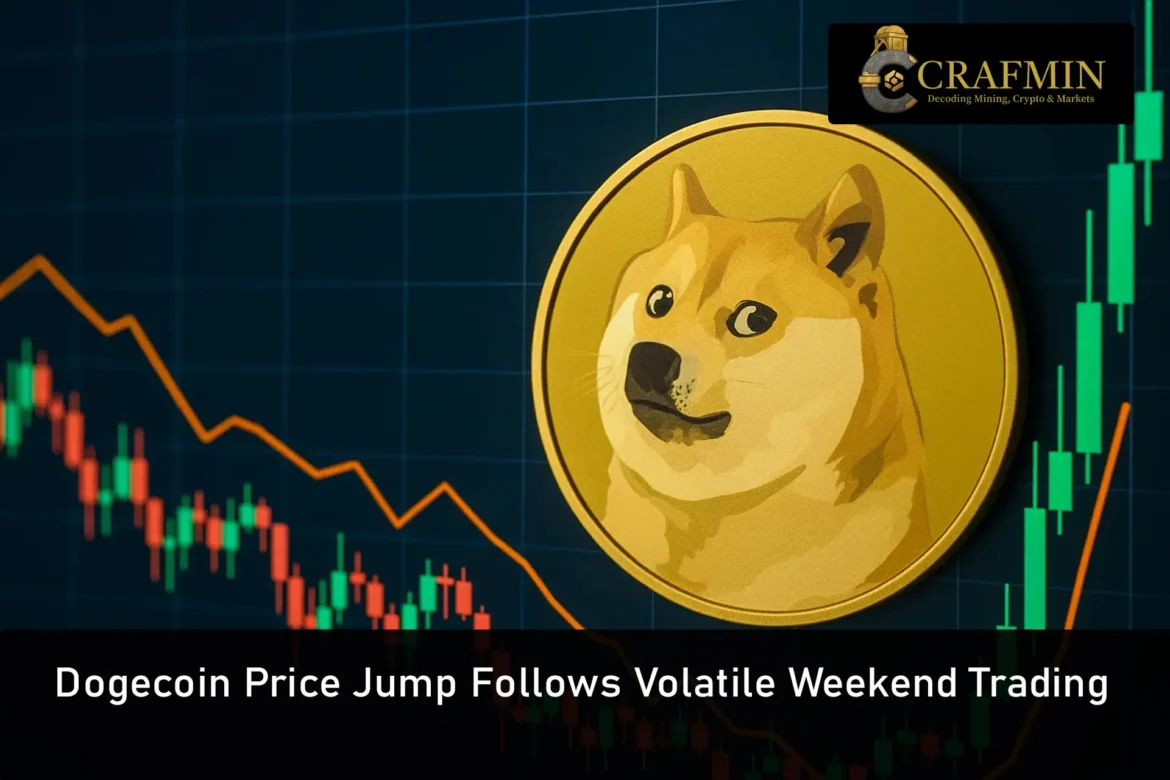 Dogecoin Price Jump Follows Volatile Weekend Trading-1