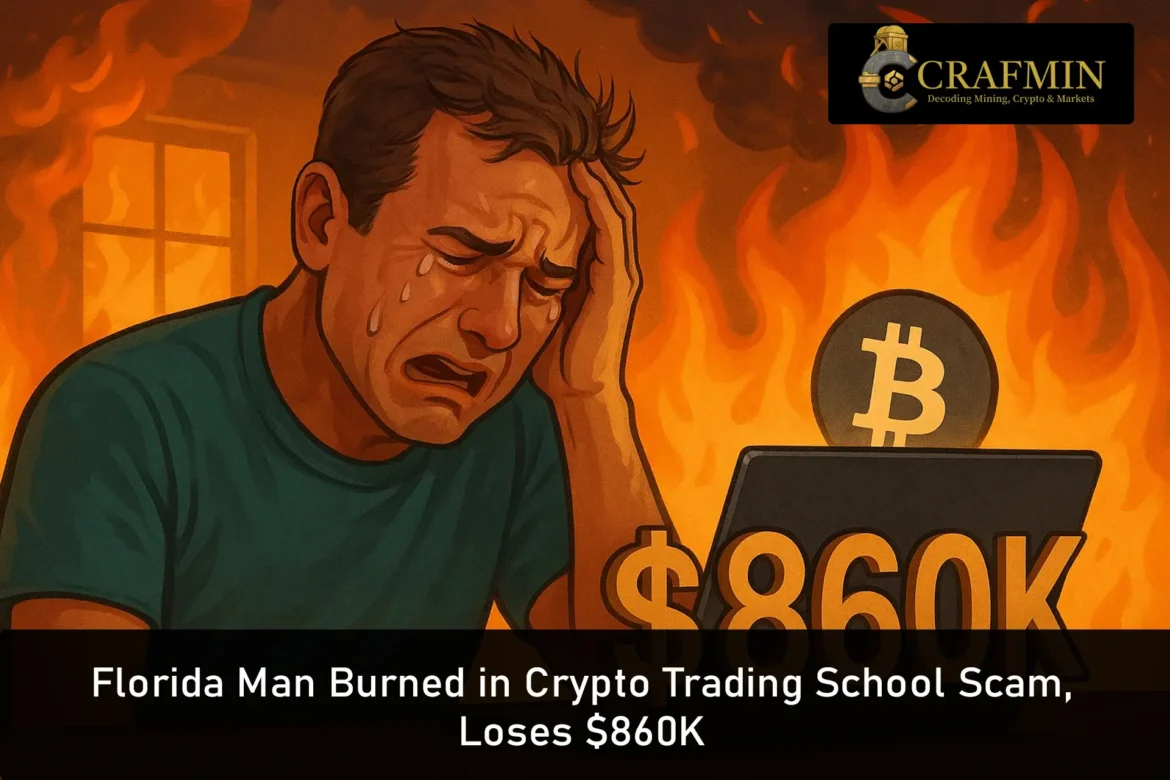 Florida Man Burned in Crypto Trading School Scam, Loses $860K-2