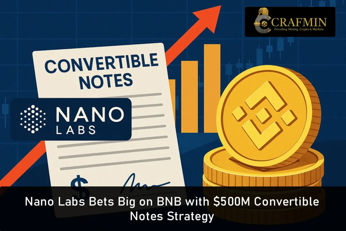 Nano Labs Bets Big on BNB with $500M Convertible Notes Strategy