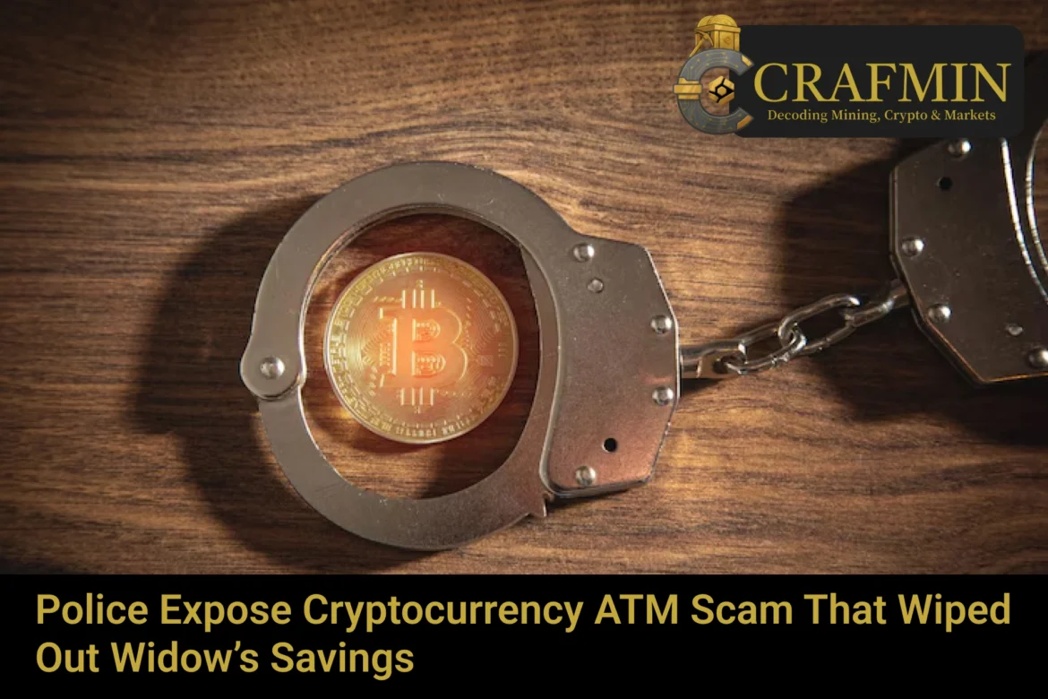 Police Reveal Fraudulent Crypto ATM Operation Targeting Widow’s Funds