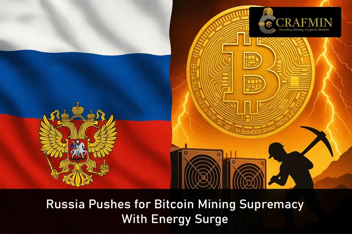 Russia Pushes for Bitcoin Mining Supremacy With Energy Surge