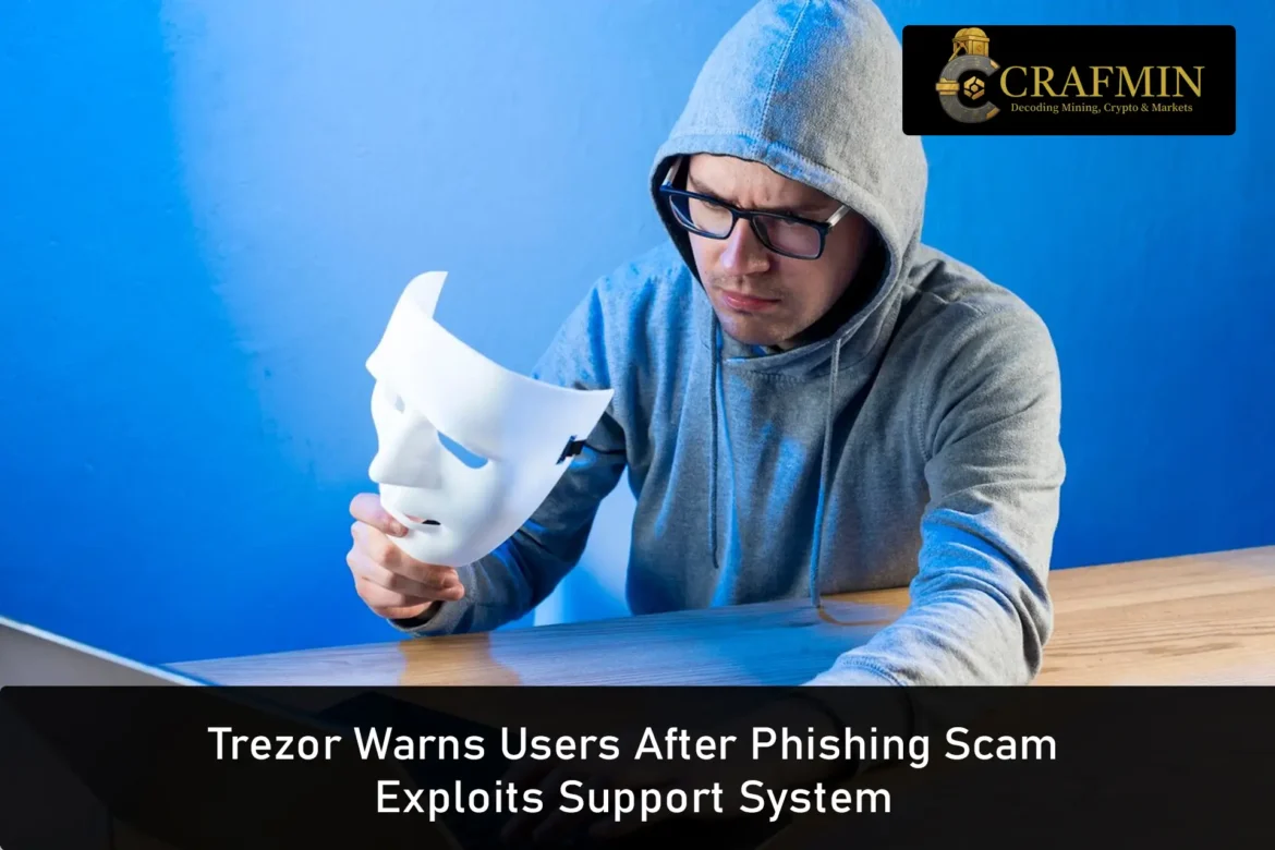 Trezor Warns Users After Phishing Scam Exploits Support System