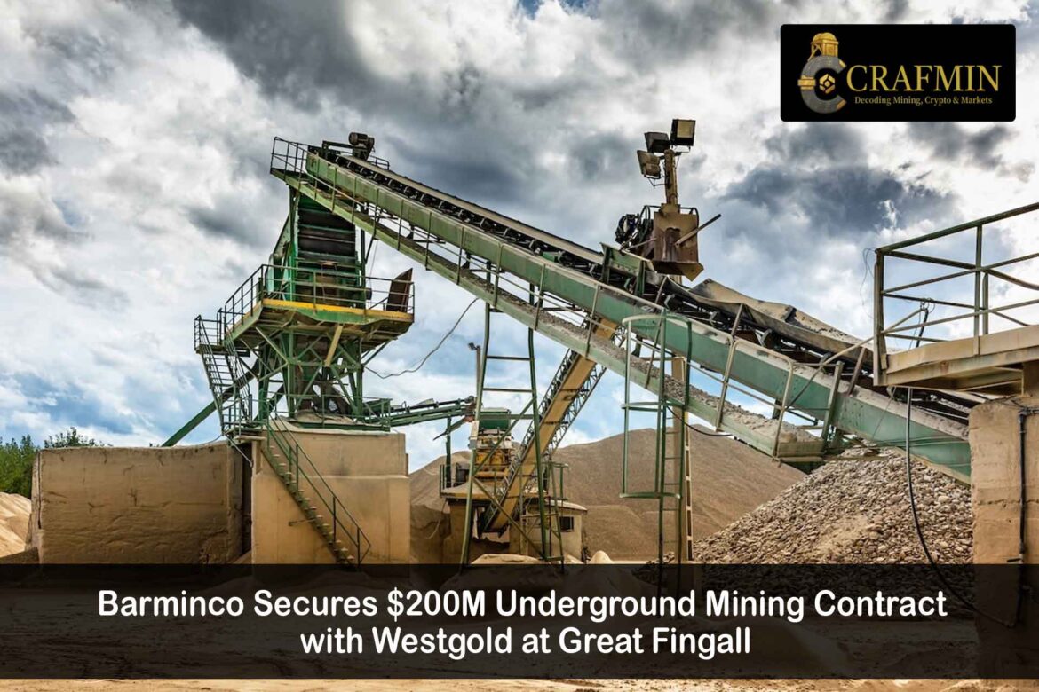 Barminco–Westgold Contract Signed for Great Fingall Gold Mine