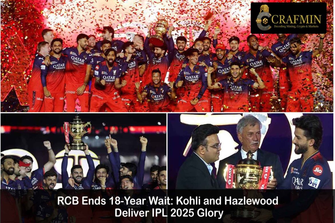 RCB Wins IPL 2025: Kohli Ends 18-Year Title Wait