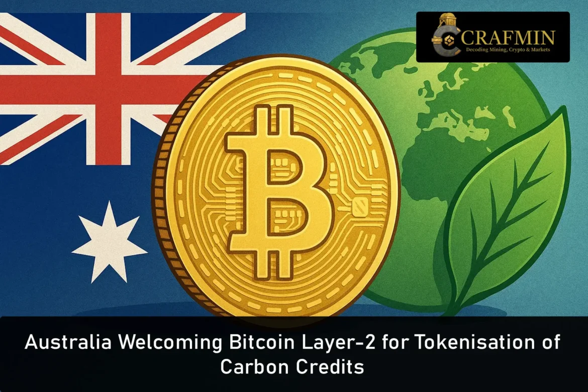 Australia Welcoming Bitcoin Layer‑2 for Tokenisation of Carbon Credits