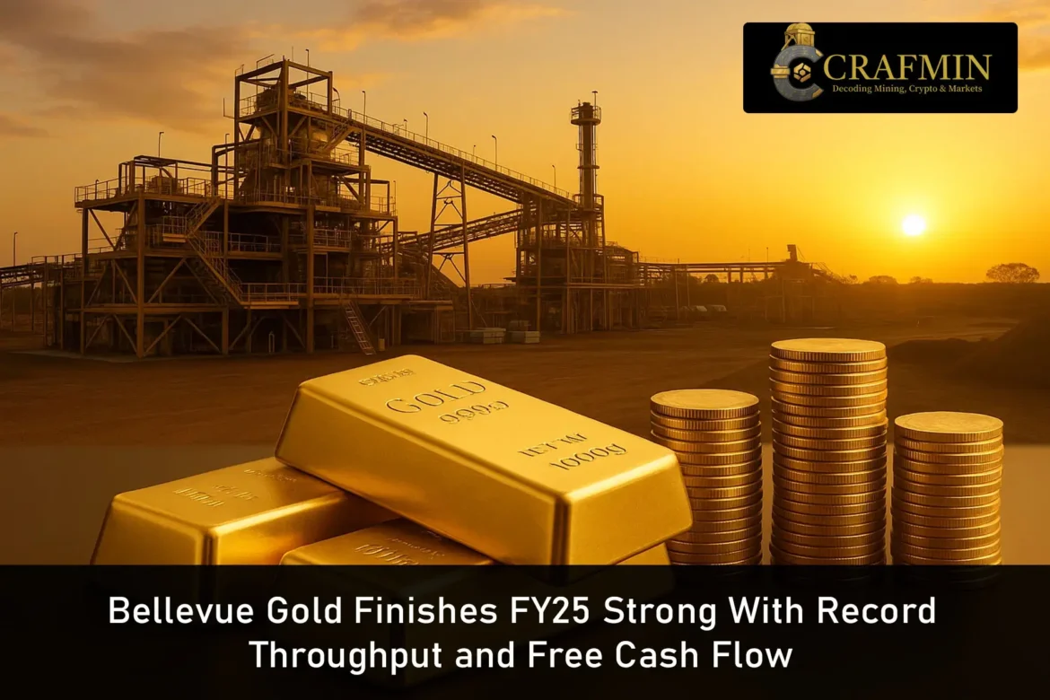 Bellevue Gold Finishes FY25 Strong With Record Throughput