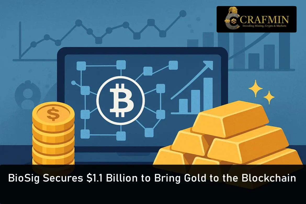 BioSig Secures $1.1 Billion to Bring Gold to the Blockchain