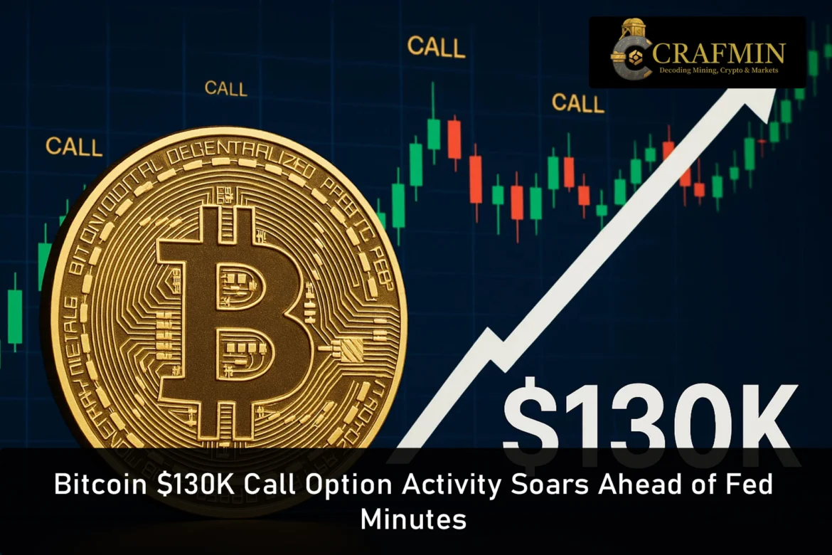 Bitcoin $130K Call Option Activity Soars Ahead of Fed Minutes-1
