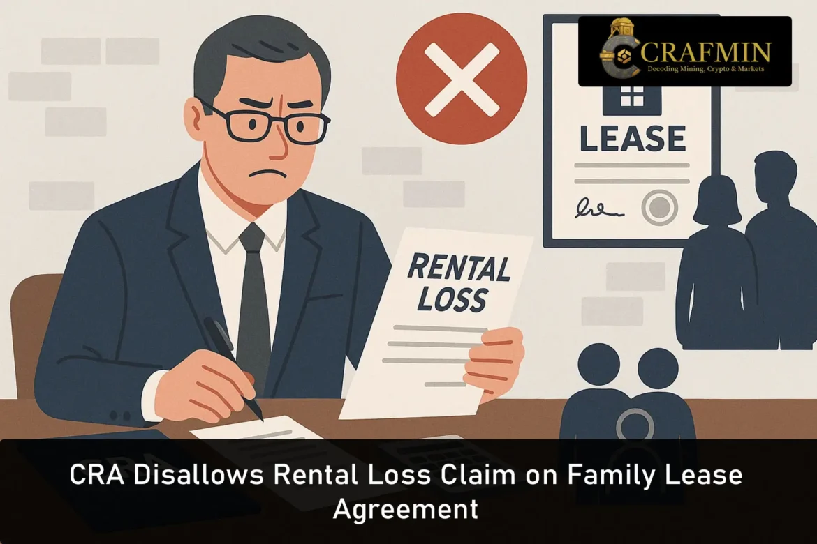 CRA Disallows Rental Loss Claim on Family Lease Agreement