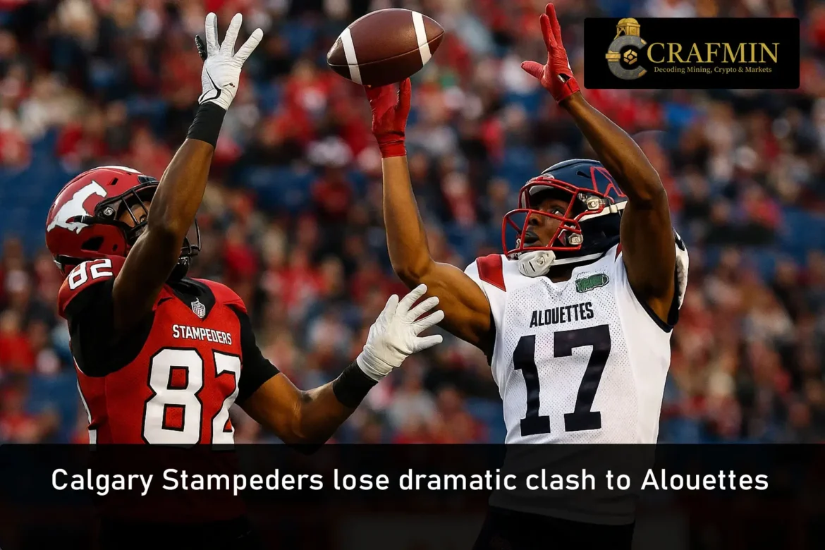 Calgary Stampeders lose dramatic