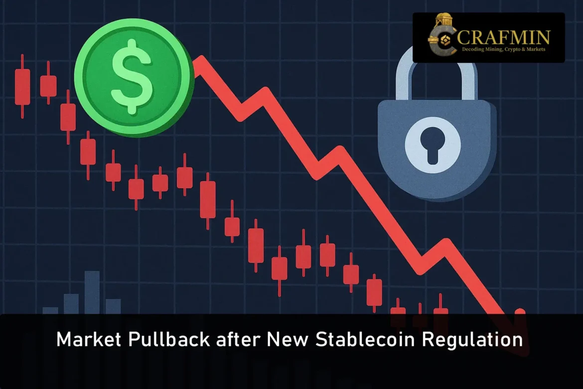 Market Pullback after New Stablecoin