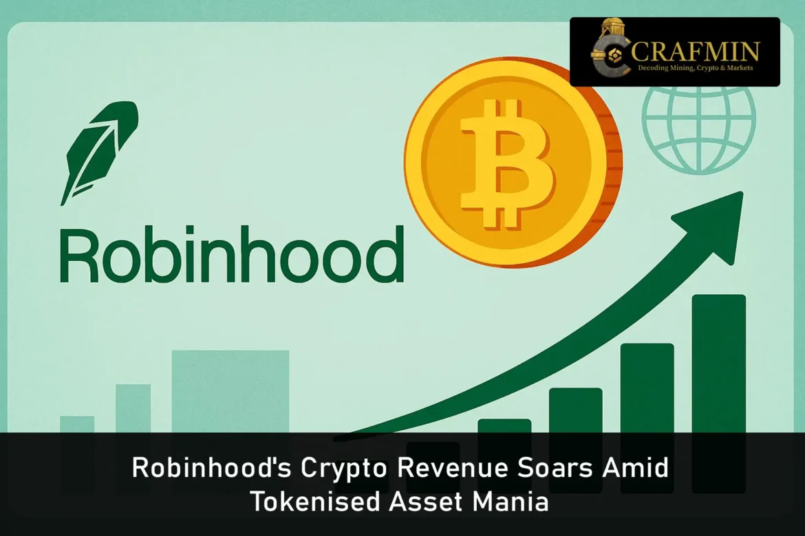 Robinhood's Crypto Revenue Soars Amid Tokenised Asset Mania