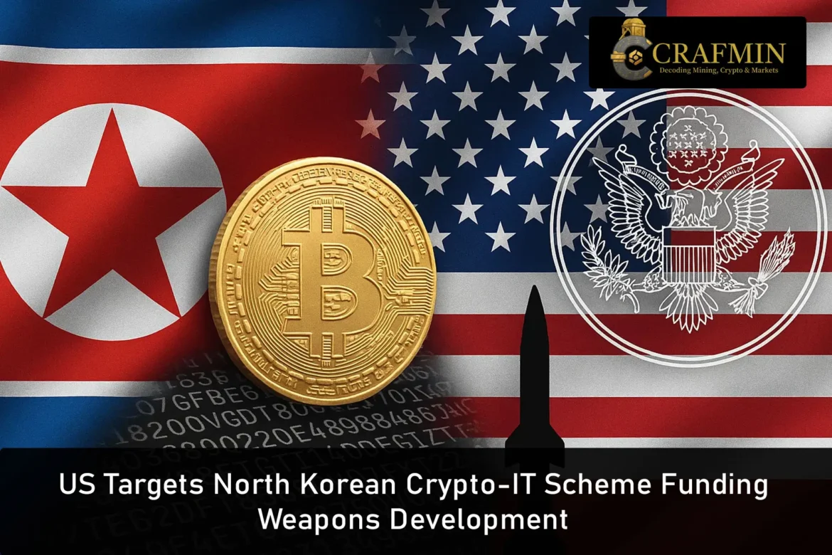 US Targets North Korean Crypto-IT Scheme Funding Weapons Development