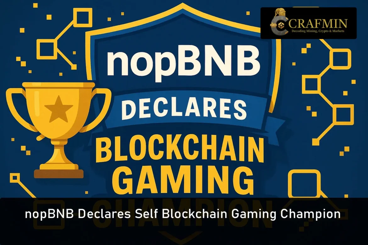 nopBNB Declares Self Blockchain Gaming Champion