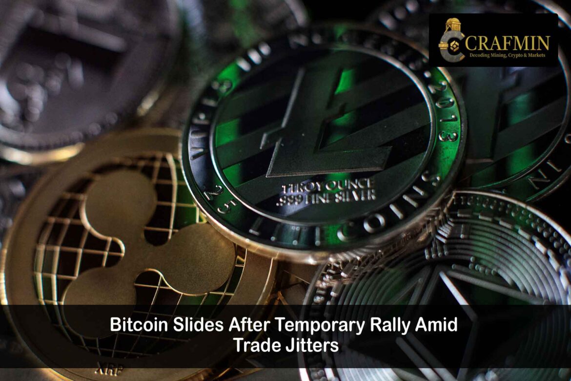 Bitcoin Drops as Trade Fears Overshadow Jobs Growth