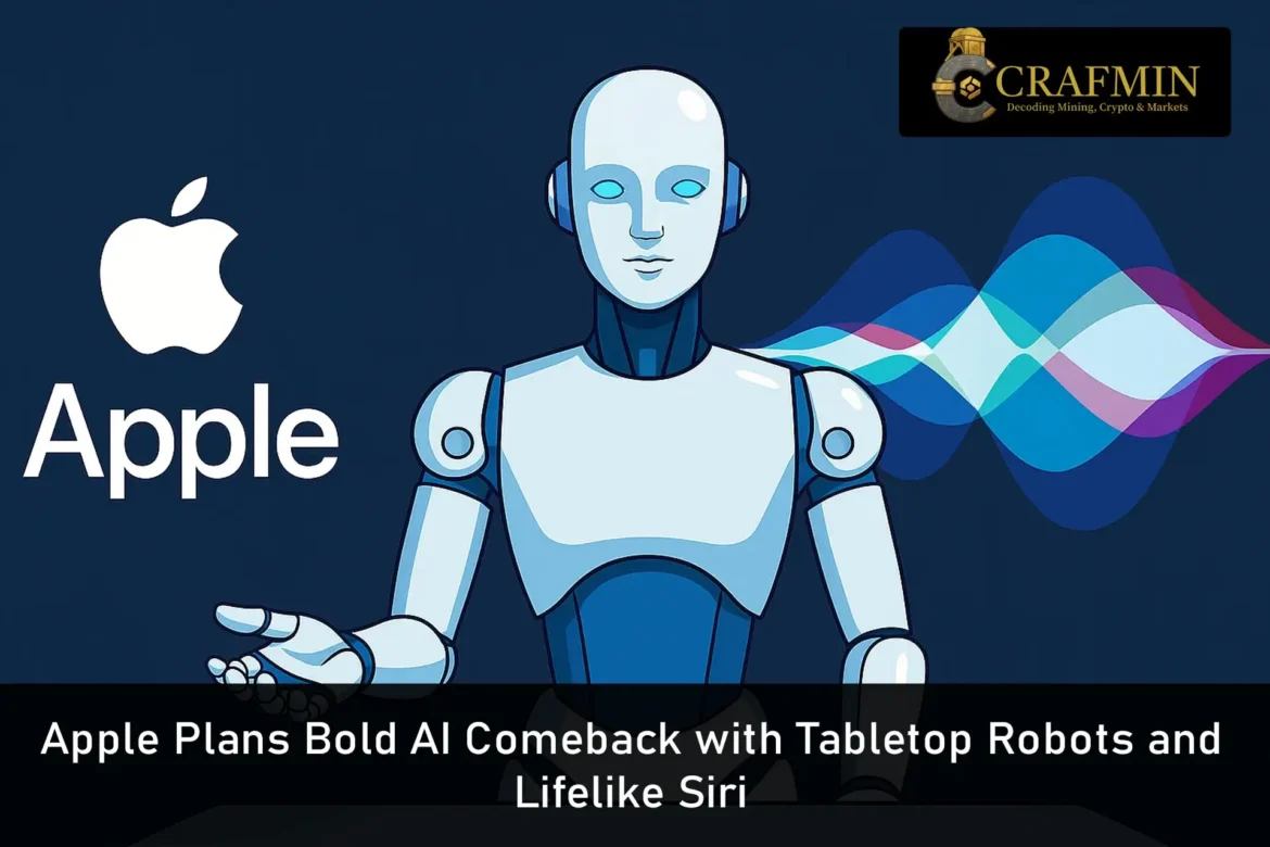 Apple Plans Bold AI Comeback with Tabletop Robots and Lifelike Siri