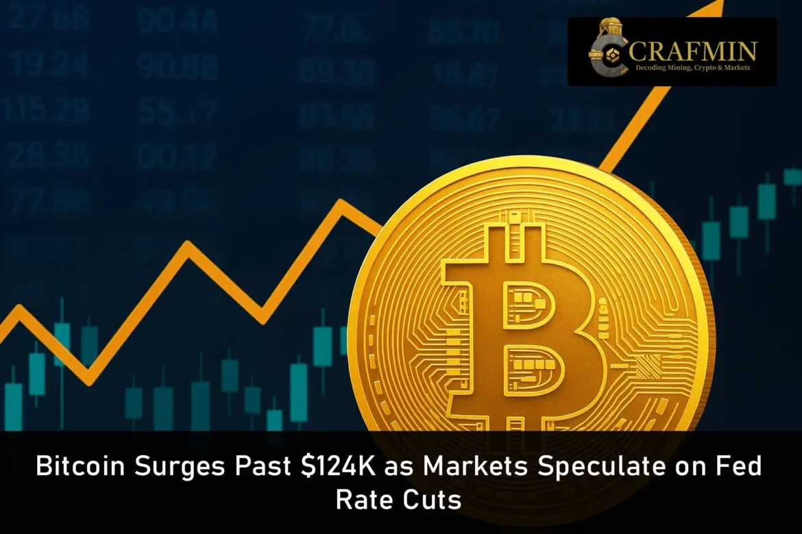 Bitcoin Surges Past $124K as Markets Speculate on Fed Rate Cuts