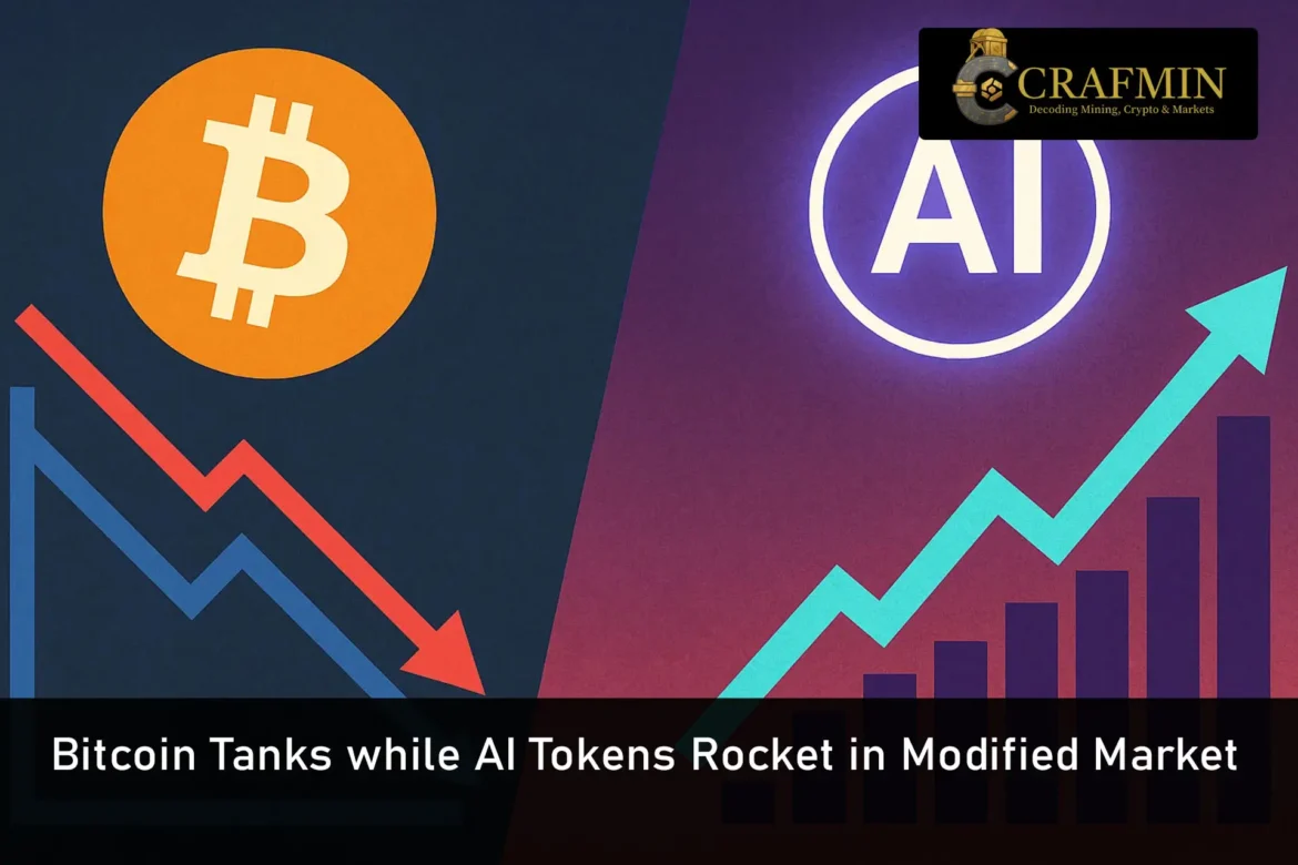 Bitcoin Tanks while AI Tokens Rocket in Modified Market
