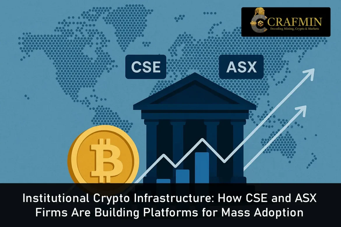 Institutional Crypto Infrastructure How CSE and ASX Firms Are Building Platforms for Mass Adoption