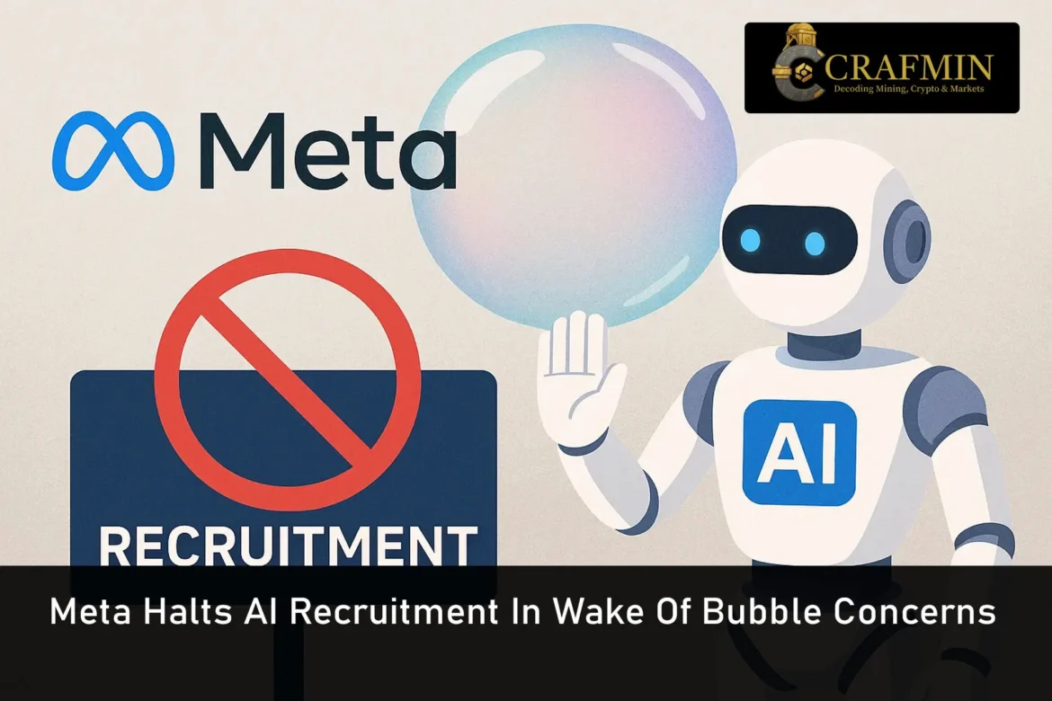 Meta Halts AI Recruitment In Wake Of Bubble Concerns