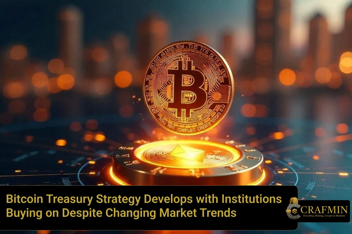 Bitcoin Treasury Strategy Develops with Institutions Buying on Despite Changing Market Trends