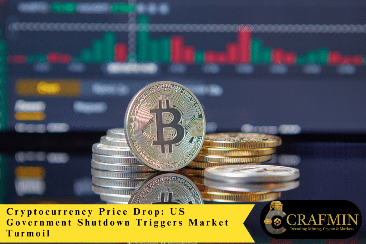 Cryptocurrency Price Drop US Government Shutdown Triggers Market Turmoil