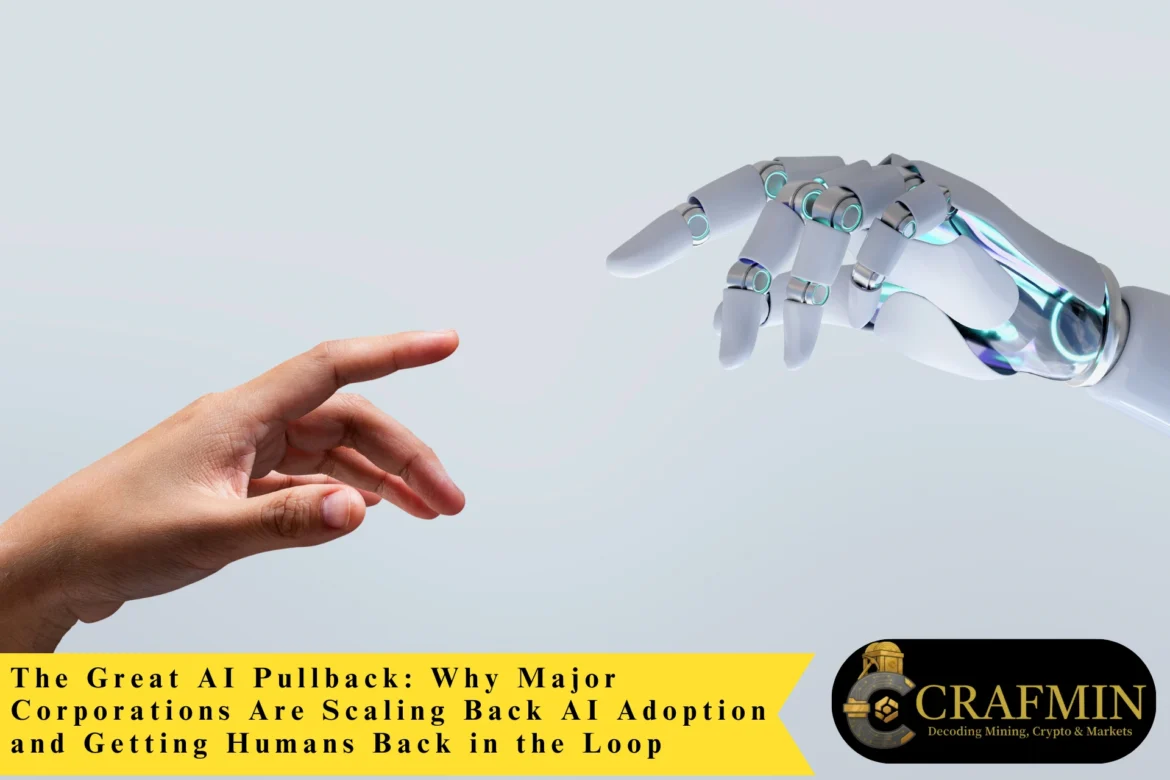 The Great AI Pullback Why Major Corporations Are Scaling Back AI Adoption and Getting Humans Back in the Loop