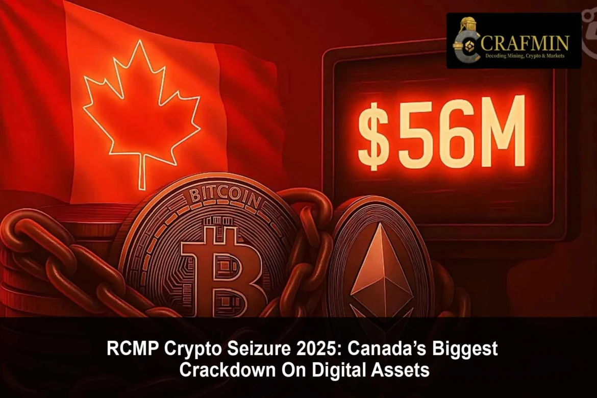 RCMP Crypto Seizure 2025: Canada’s Largest Exchange Shutdown.