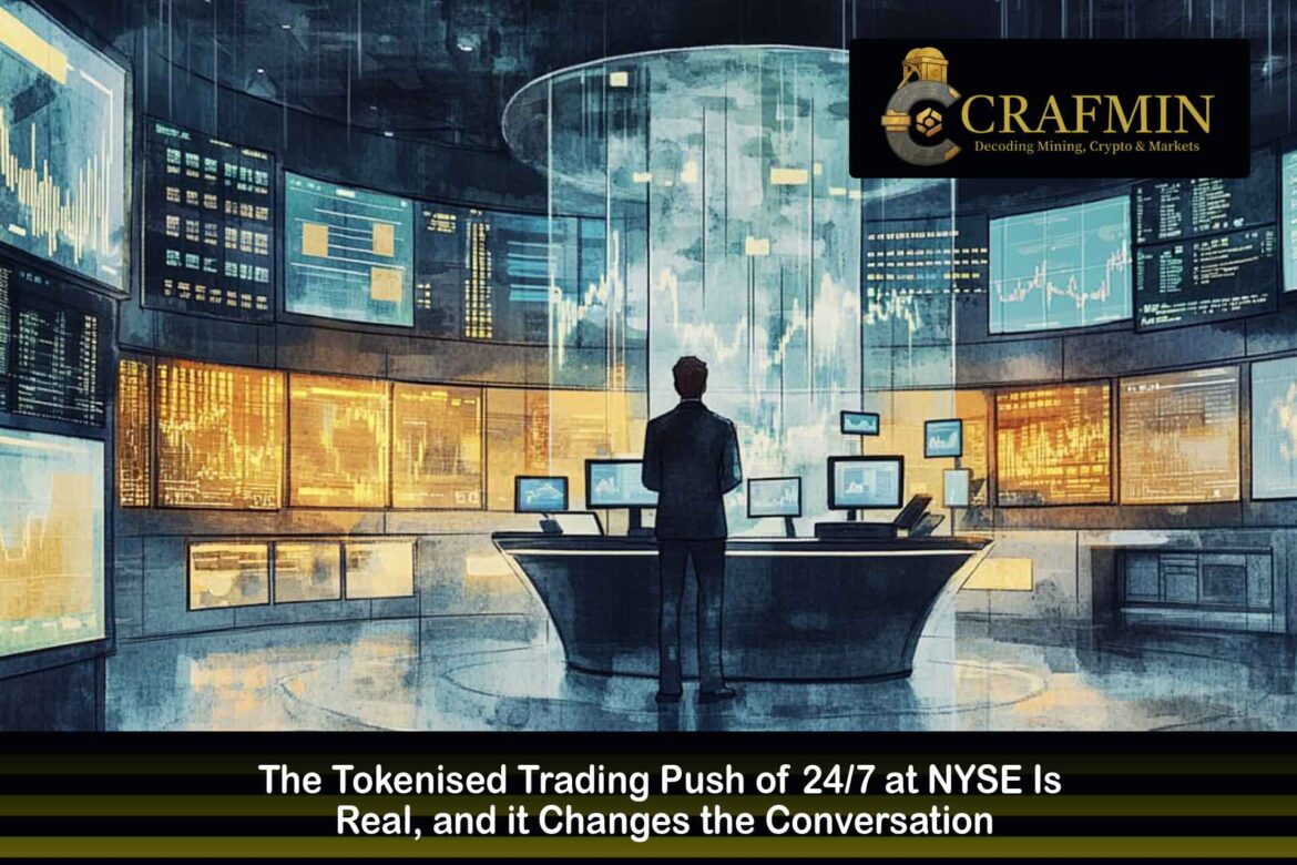 NYSE 24/7 Tokenised Trading: Stocks Settle On-Chain