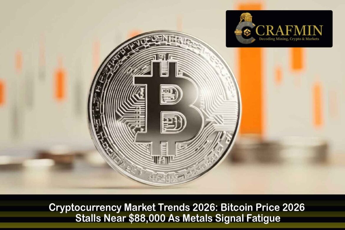 Bitcoin Price 2026 Stalls Near $88,000