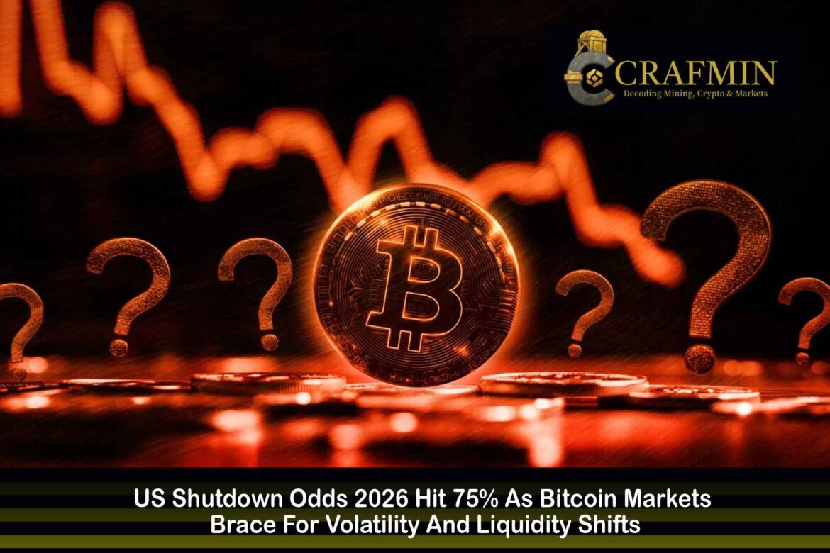 US Shutdown Odds 2026 Put Bitcoin On Alert