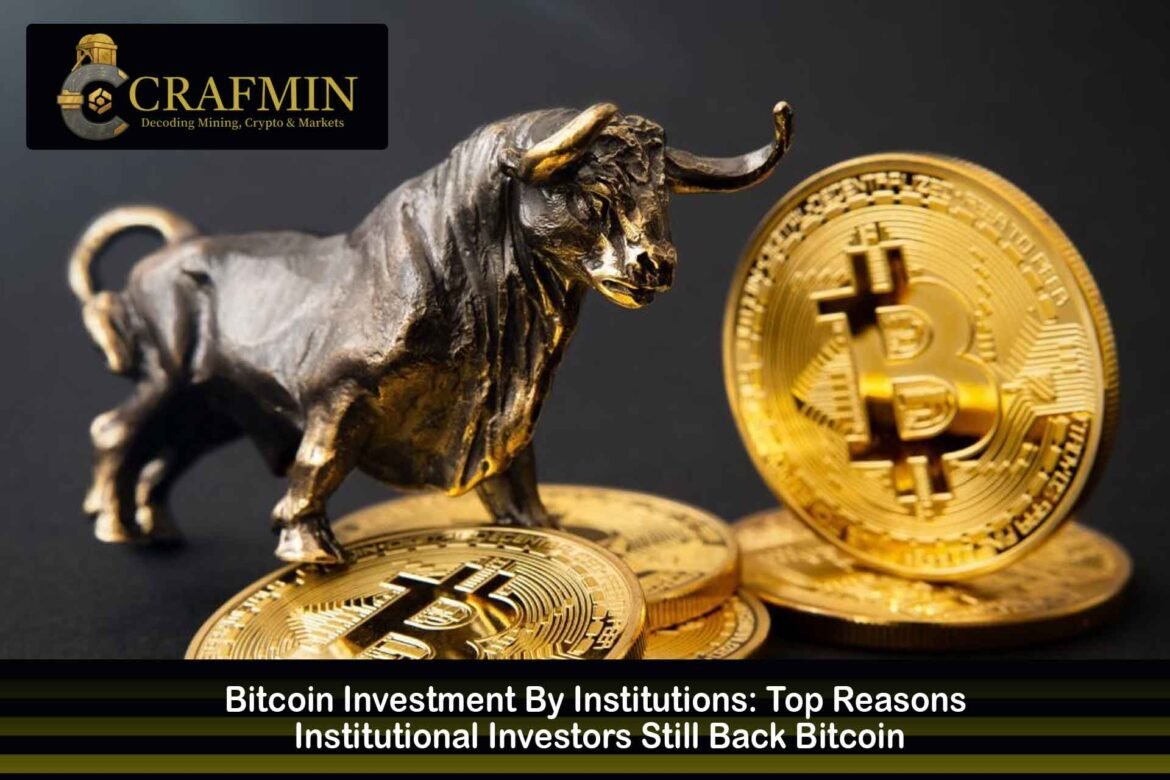 Bitcoin Investment By Institutions: Top Reasons Institutional Investors Still Back Bitcoin