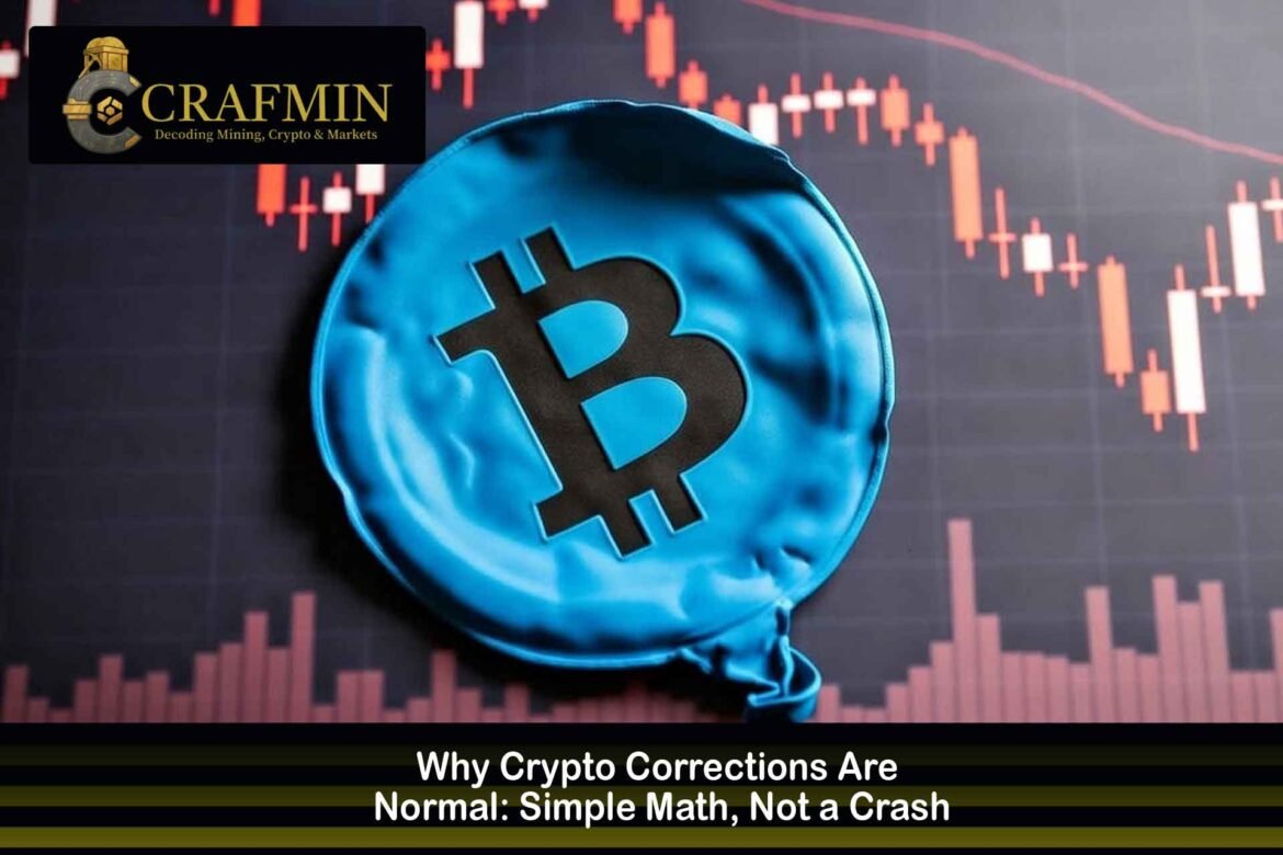 Why Crypto Corrections Are Normal: Simple Math, Not a Crash