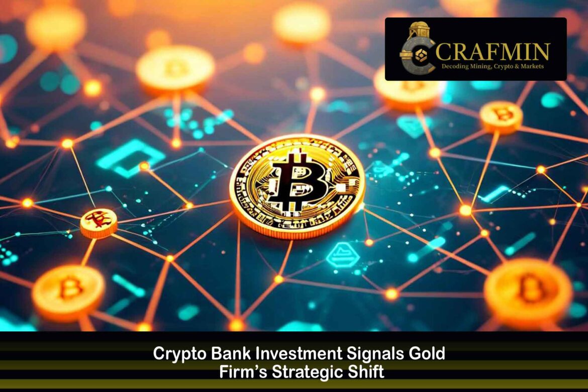 Gold Firm Backs Crypto Bank Investment