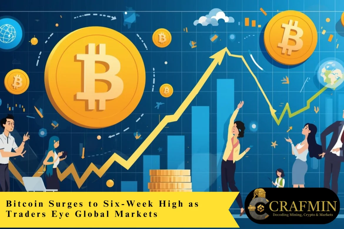 Bitcoin Surges to Six-Week High as Traders Eye Global Markets