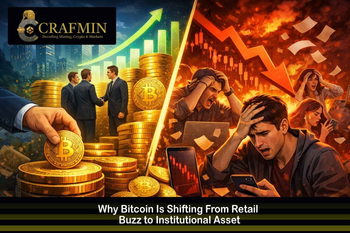 Why Bitcoin Is Shifting From Retail Buzz to Institutional Asset