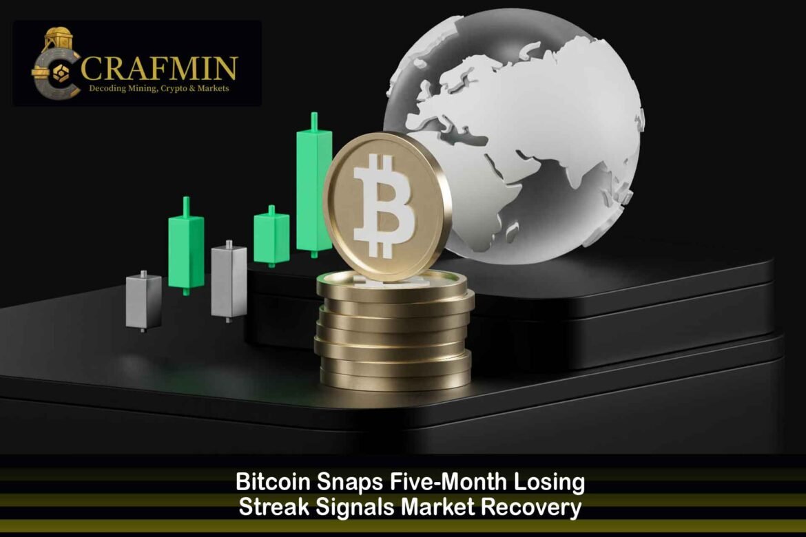 Bitcoin Ends Losing Streak With Fresh Momentum